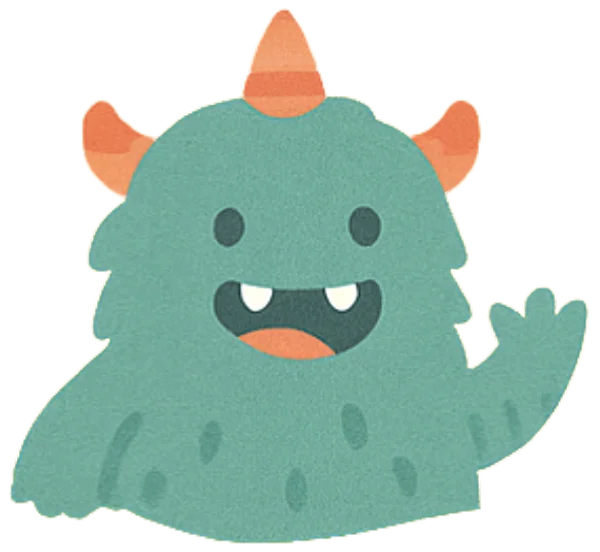 Mr. Cookie waving hello